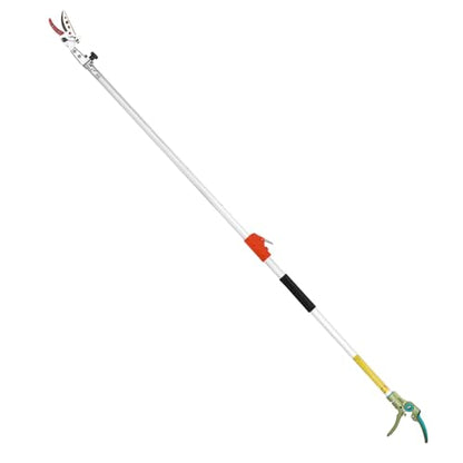 LeafLux Extendable Tree Cutter & Fruit Picker, 3.67-5.45 FT Telescopic Pole Pruner, Lightweight Aluminum Handle, Teflon-Coated Blade, Cuts Up to 1/2 Inch, for Fruit Picking & Branch Cutting | LFX101 - size: 3.67-5.45FT
