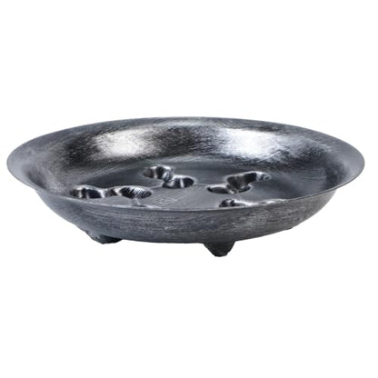 4 Pack Heavy Duty Black with Silver Plastic Plant Saucer Sturdy Pot Tray Plant Drip Trays Drip Trays for pots,Plant Water Catcher Tray,Plant Pot Saucers (8 INCH) - color: Silver, size: 8 inch