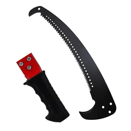 Hand Pruning Saw RazorTOOTH，Extension Pole Tree Trimmer Saw Attachment（Head） ， Curved Blade Hand Saw，Can Cut Branches With a Diameter Of 7 Inches.23.4in With handle - size: 23.4in With handle