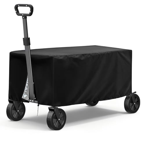 TheElves Wagon Rain Cover for CAMMOO Gorilla BILT Hard VEVOR Poly Dump Cart - size: 36x22x12 inch