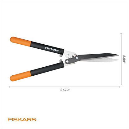 Fiskars 23" PowerGear Garden Hedge Shears, 10" Stainless Steel Blades - style: 23" PowerGear
