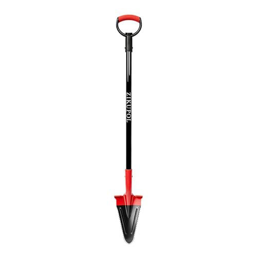 Trenching Spade Shovel Serrated Edge Shovel for Digging,Planting,53 Inches