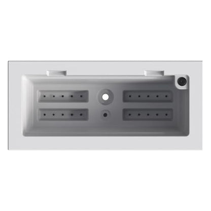 Mayne Fairfield 24in Self-Watering Rectangular Window Box Planter, White - color: White, size: 24in