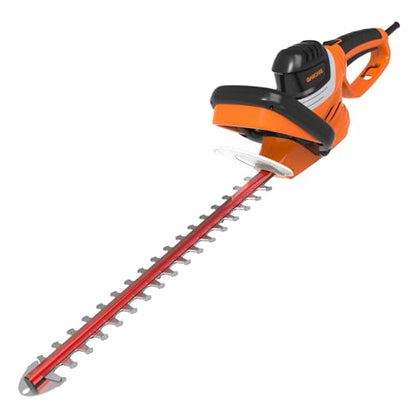 GARCARE Electric Hedge Trimmer Corded 4.8Amp 24inch Dual-Action Laser Blade - color: GHT08