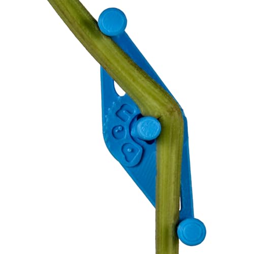 Bendies LST Plant Training Clips 15 Pack Blue - v2.0 Adjustable Low Stress Support Clips for Stem Bending, Grow Tent, Plant Ties & Gardening Accessories - color: Blue
