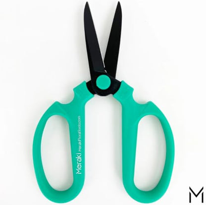 Garden Pruning Shears Scissors Carbon Steel Blades 7.6 Inch, Echinops - Teal - style: 7.6 inch Teal