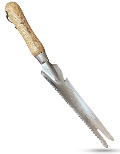 Garden Guru Hand Weeder Trowel with Ergonomic Handle – Stainless Steel Weeding & Digging Knife – Rust Resistant - Perfect for Weeding, Transplanting, Digging, Pruning, Cutting - 1 Case (50 Pcs) - size: 50 Pack