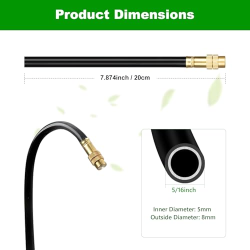 Brass Misting Nozzles for 5/16 Inch Drip Irrigation Tubing, 360° Adjustable Rotating Sprayers for Garden, Greenhouse & Outdoor Cooling, 15 Pack - style: 5/16 Brass Misting Nozzles