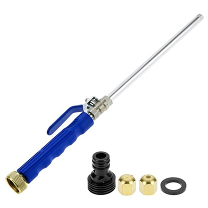 QWORK High Pressure Power Washer Wand, Water Hose Nozzle with 2 Spray Tips, Adjustable Watering Sprayer Cleaning Tool