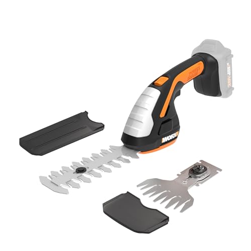 WORX Cordless Grass Shear & Shrub Trimmer, 20V 4"+ 8" Bush Trimmer, WG801.9 - style: 8" 20V Shrubber Trimmer/Tool Only