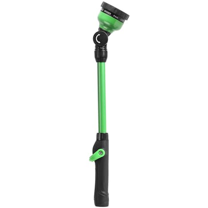 STYDDI Watering Wand for Garden Hose, Lightweight Metal Turret Wand, Green - color: Green