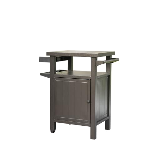 Brown Makeup Vanity Desk with Drawers and Storage Cabinet - color: Brown - 29.92 X 20.31 X 35.51 Inch