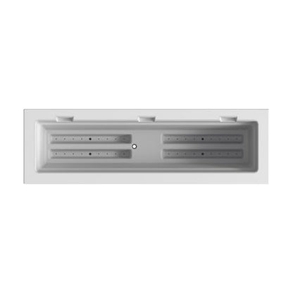 Mayne Fairfield 36in Self-Watering Rectangular Window Box Planter, White - color: White, size: 36in