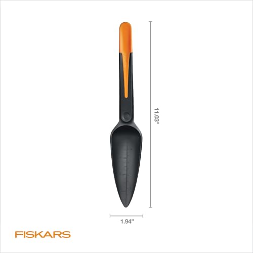 Fiskars 4-in-1 Seed Planting Garden Trowel and Seed Sower Tool