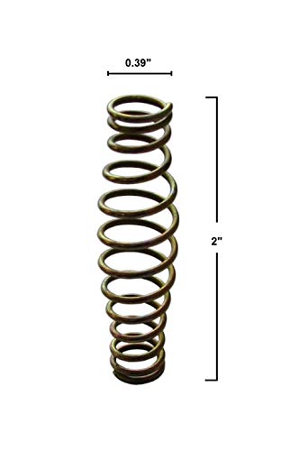Replacement Spring for Pruning Shears, Precision Trimming Scissors Part for Heavy Duty Bypass Pruner, 2 inch