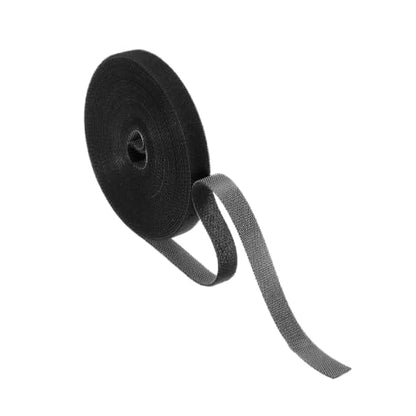 HARFINGTON Garden Plant Tape 16.4ft 25/64" Reusable Ties Strap Black - color: Black, size: 16.4ft x 25/64"