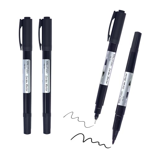 2 Pack Garden Markers Permanent Markers Black For Garden Plant Labels