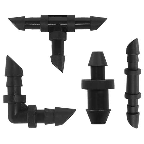 Murtenze 150 Pack Drip Irrigation Fittings Kit, 1/4 Inch - size: Drip Fittings Set-150P