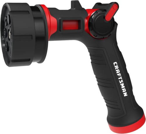 Craftsman Heavy-Duty 7-Pattern Water Nozzle, 80.27 cubic inches (Pack of 12) - size: 80.27 cubic inches (Pack of 12)