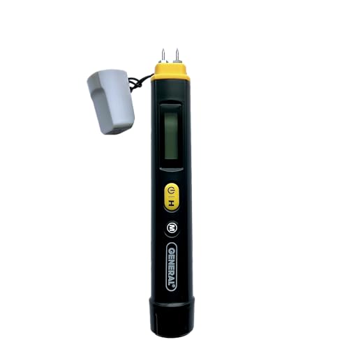 General Tools MMP100 Compact Digital Moisture Meter Wood Detector Tester