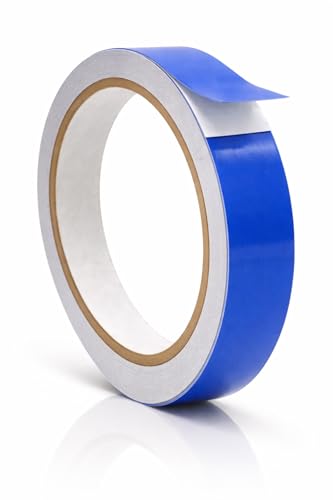 WOD Engineering Grade Retro Reflective Tape Blue, 1 inch Wide x 30 ft. Outdoor Waterproof Safety Reflector for Autos, Bikes, Camper, RV, Boat Striping, and Traffic Signage Marking - color: Blue, size: 1 Inch