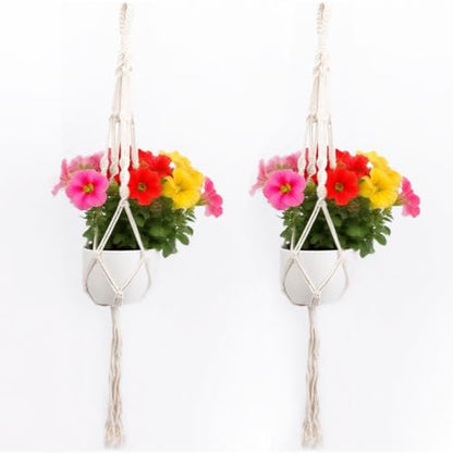 Macrame Plant Hanger, 45 Inch, Set of 2