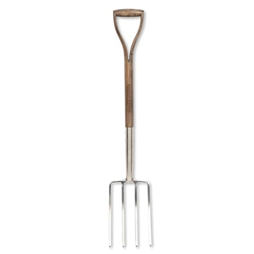 Spear & Jackson Traditional Stainless Steel Digging Fork, Heavy Duty Durable Stainless Steel Garden Tool, Ideal for Digging, Aerating, and Turning Soil - style: Digging Fork