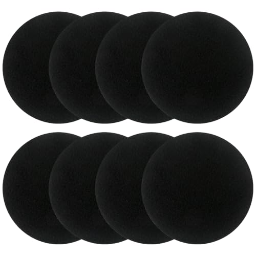 Charcoal Filters for Kitchen Compost Bin, 8Pcs Compost Filters for Countertop Bin Pail Replacement, Activated Charcoal, Round 7.25 Inch