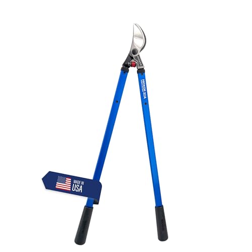 Hickok Heavy Duty Loppers for Tree Trimming – 32" Branch Cutter & Pruning Shears with Long Handle | Lightweight Aluminum Tree Trimmer | Professional-Grade Pruner Made in USA