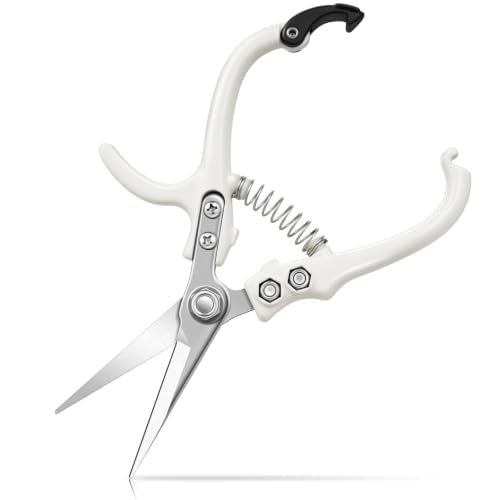 VIVOSUN Pruning Shears for Gardening, Q-Shaped Garden Scissors for Plants - style: Q-Shaped Pruner
