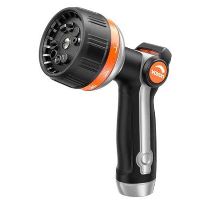 VOXON Garden Hose Nozzle with 10 Spray Patterns and Thumb Flow Control