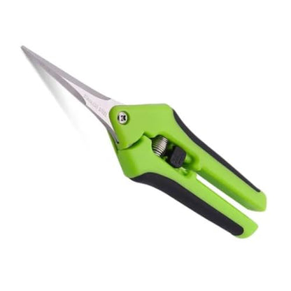 Stainless Steel Straight Precision Blades Spring Action Garden Tool with Ergonomic Comfort Grip for Flower Bonsai Plant Trimming & Maintenance
