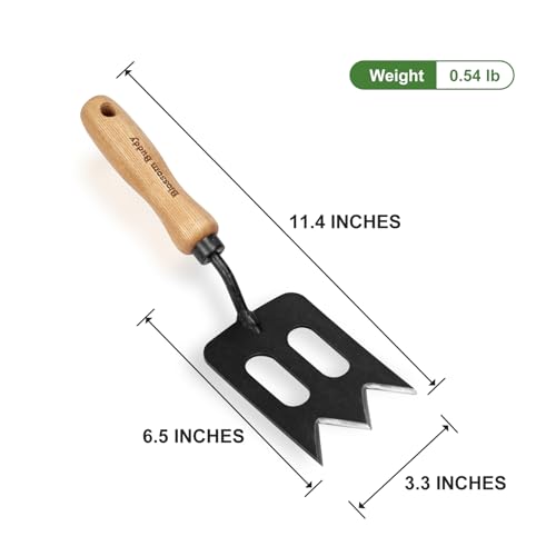 Stainless Steel Garden Hand Spork for Digging, Weeding, Loosening Soil - size: 29.5CM Garden Spork