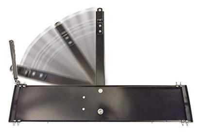 Agri-Fab 45-0544 40 inch Tow Behind Spike Aerator for Aerating Lawns; 10 Galvanized Steel Spike Disks, Universal Hitch, Black