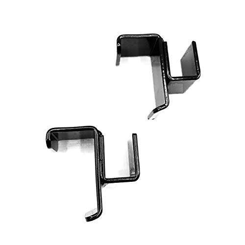 Hold It Mate Flat Iron Cocoa Lined Wire Trough Basket Hook Kit Adjustable Deck Railing Attachment (20 Inches) - size: 20 Inches
