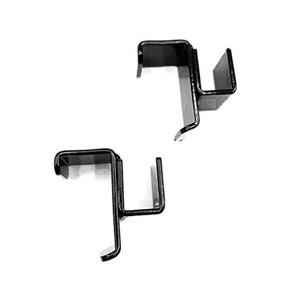 Hold It Mate Flat Iron Cocoa Lined Wire Trough Basket Hook Kit Adjustable Deck Railing Attachment (20 Inches) - size: 20 Inches