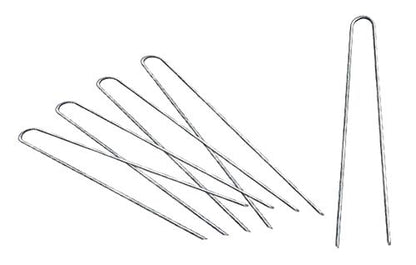 Sandbaggy 12-inch 8-Gauge Round Top Landscape Staples~SOD Garden Stakes Weed Barrier Pins (500 Staples) - size: 500 Staples