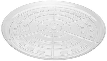Bosmere S52140 Down Under Plant Saucer, 21", Clear - color: Clear, size: 21"