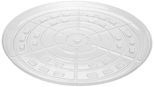 Bosmere S52140 Down Under Plant Saucer, 21", Clear - color: Clear, size: 21"