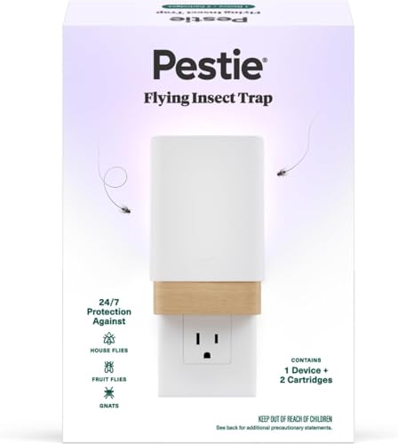 Pestie Fruit Fly Trap Refills, Cartridges for Plug-in Gnat Trap (4 Pack) - size: 4 Refill Cartridges