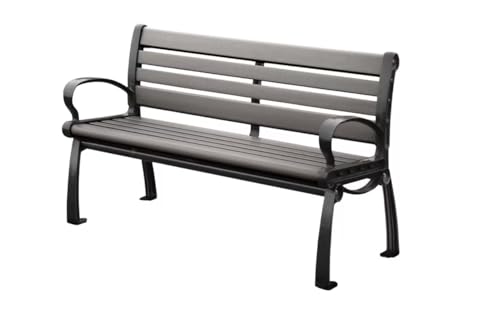 Sterling Bench – 4 Ft – Gray - color: Grey