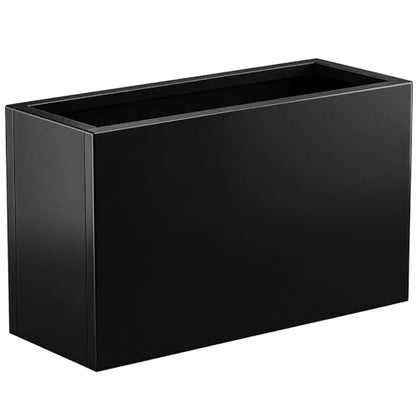 Metal Planter Box 30” x 12” x 16”, Tall Rectangle Planter Box - size: 30"L x 12"W x 16"H