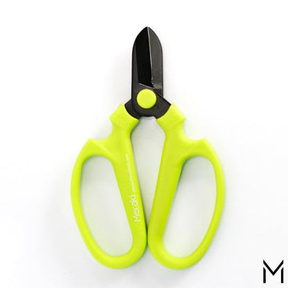 Flower Scissors With Black Carbon Steel Blades 6.7 Inch, Viburnum (Lime Green) - style: 6.7 Inch Lime Green
