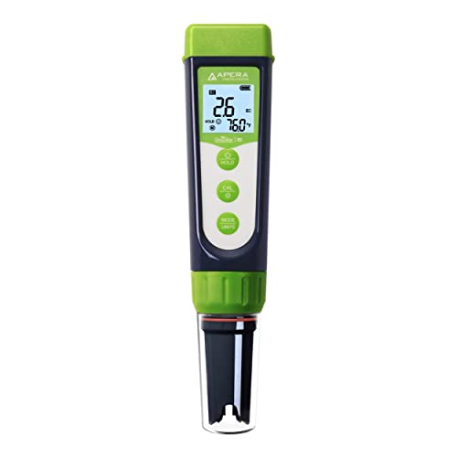 Apera Instruments AI103G GroStar Series GS3 EC/500ppm/700ppm Pen Tester Kit with Replaceable Titanium EC Probe for Hydroponics Water Quality Testing, Gen II - style: EC/ppm