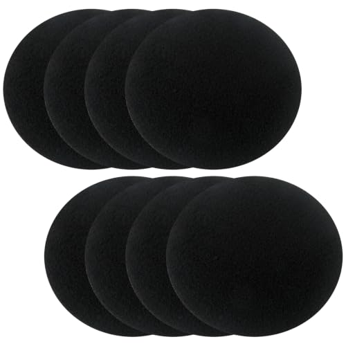 Replacement Charcoal Filters 7.25 Inch Round 8 Pack
