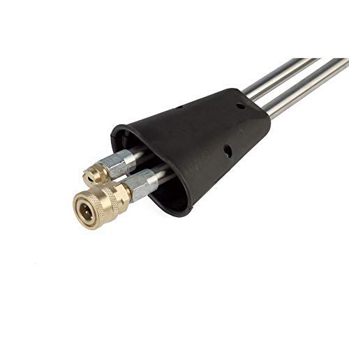 Canpump 40-in Dual Lance Pressure Washer Wand w/Bent Tube, 5000 psi - style: Wand (1pc)