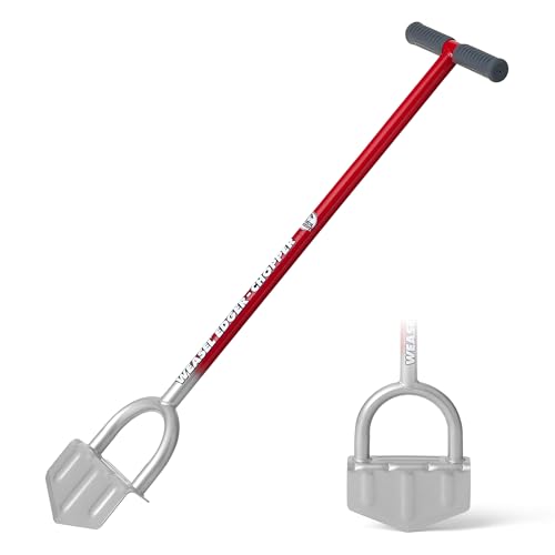 Garden Weasel Edger-Chopper - Long Handle | Garden Beds, Patios, Trenches, Sidewalks, Driveways, and More | Lawn and Landscaping Tool, T Grip, Sod Cutter | 91714 - style: 1 piece