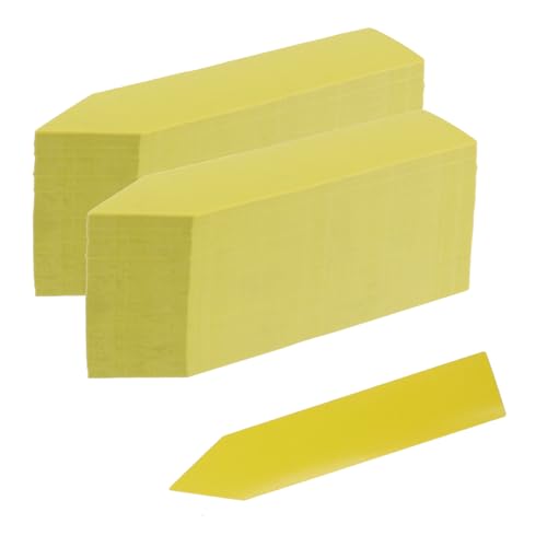 Plant Tags Labels, Reusable & Waterproof, Yellow, 4 Inch-200 Pcs - color: Yellow