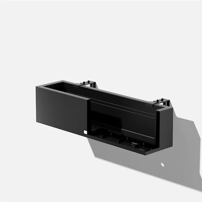 Veradek Block Series Railing Planter - Outdoor Window Box with Bracket - color: Black
