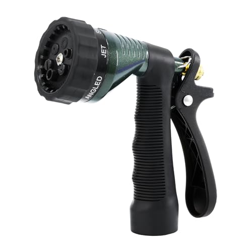 RESTMO Garden Hose Nozzle Heavy Duty, Hose Spray Nozzle for Garden Hose - color: Green